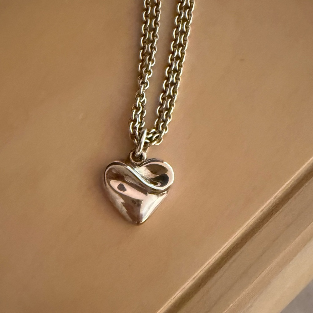 Silver Heart Pendant Necklace - Picture 3 of 3